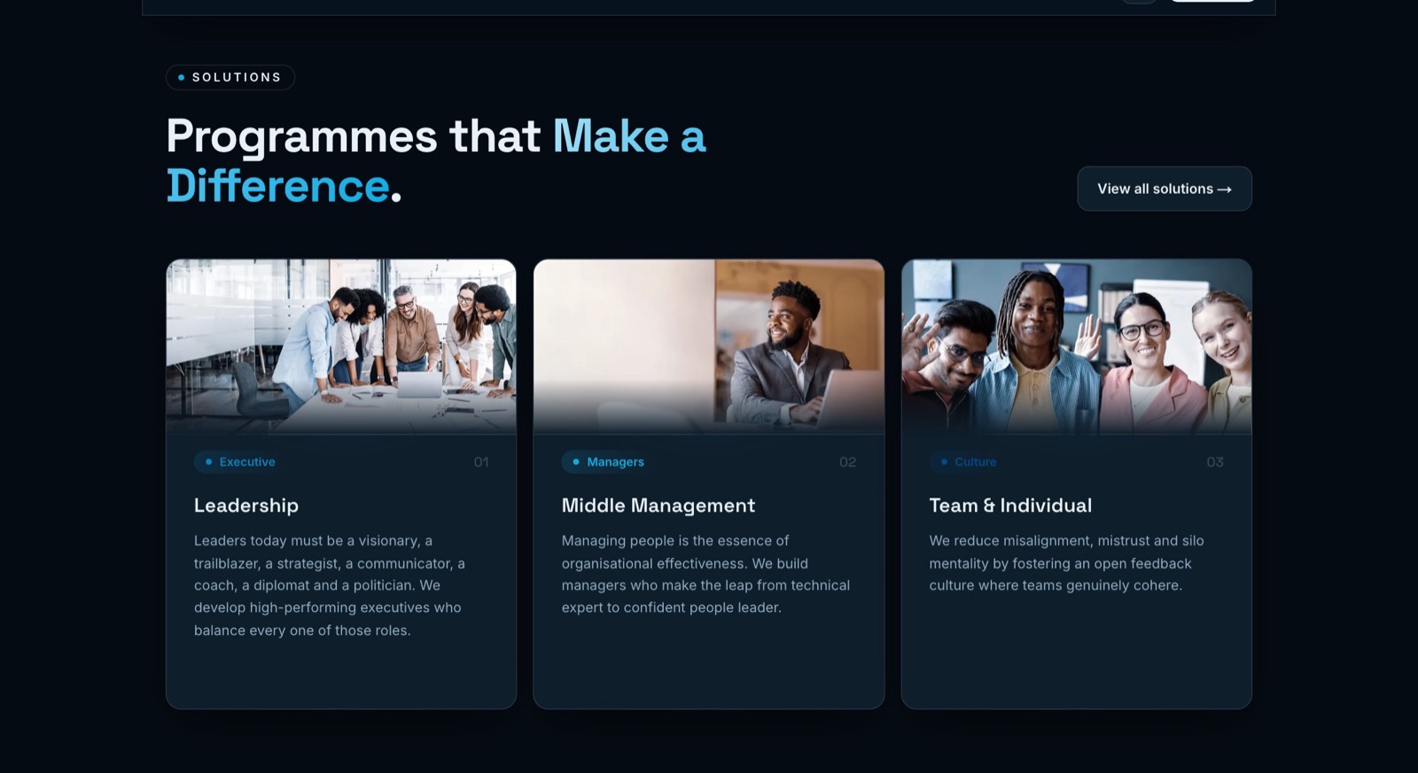 PeopleCore — Programmes