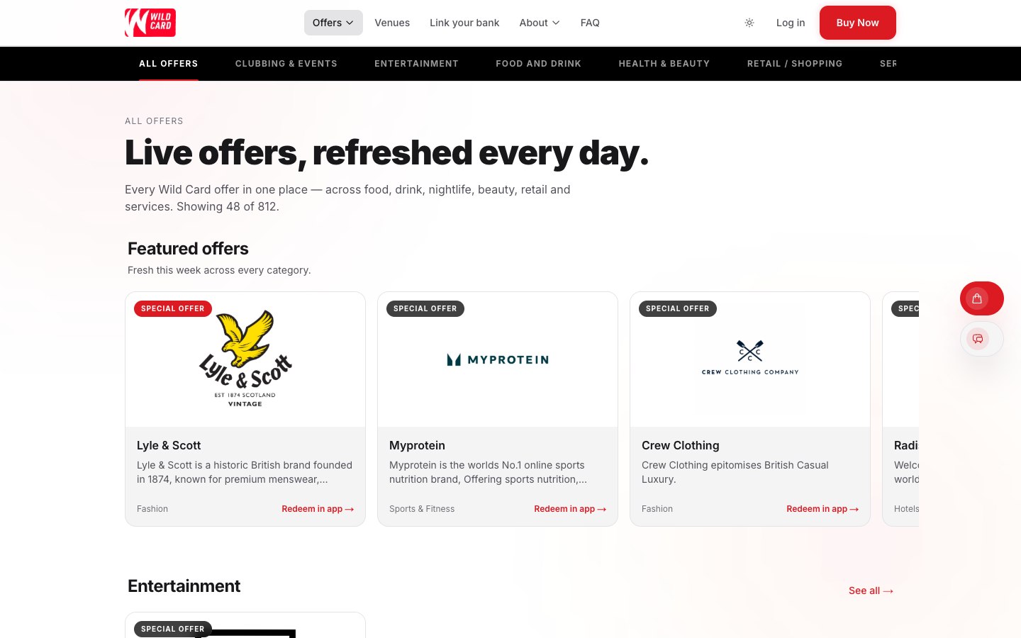 Wild Deck — Discover current offers
